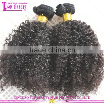 2016 Indian afro kinky braiding hair remy 4c afro kinky curly human hair weave afro hair