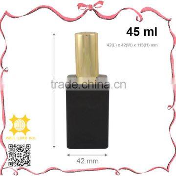 65ml Simple Type Black Glass Bottle Golden Pump Sprayer photo-4