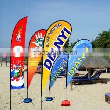 Hot Sell Outdoor Advertising Beach Flag Banner