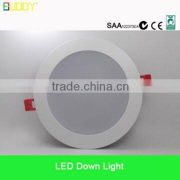 20w dimmable led downlight with SAA and C-Tick(flat face,white fitting)