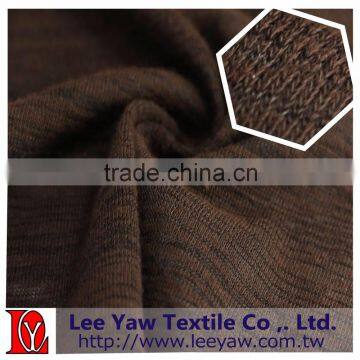 Cotton Polyester Jersey Melange Fabric