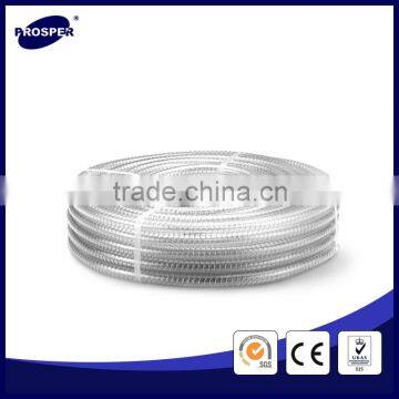 Spiral steel wire reinforced PVC hose