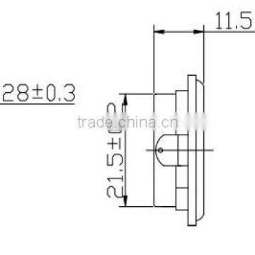 High End Cheap 28mm 3w 4ohm Speaker for Bluetooth