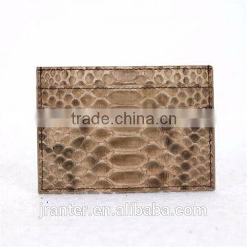 Fashionable Credict Card Case Holder,100% Python Leather Business Name Card Case