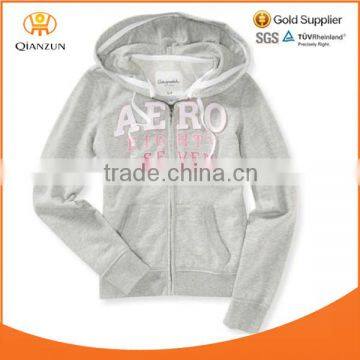 Wholesale Bulk Women Custom Printing Zip Up Hoodies Cheap