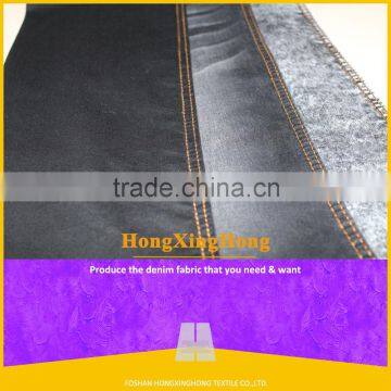 Sales promotion stretch yarn dyed mini skirt denim fabric
