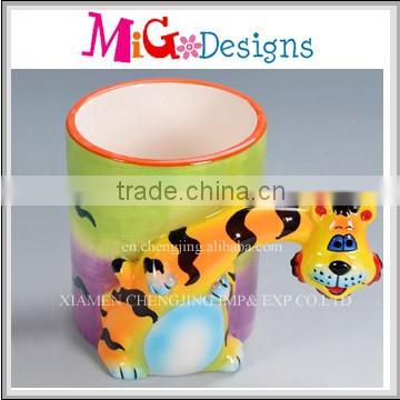 Direct Factory Produce Colorful Decor Gift Deer Ceramic Animal Mugs