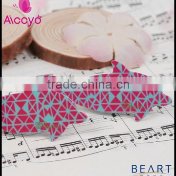 AICCYO Newest Style Wholesale Cellulose acetate fish covered snap clips