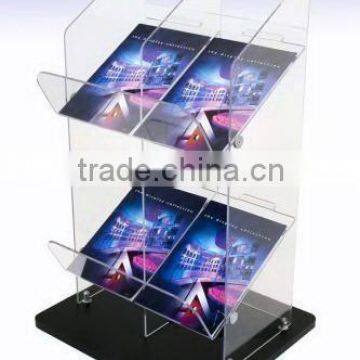 acrylic brochure/literature/leaflet display stand, acrylic brochure/literature holder, acrylic brochure/literature/leaflet rack