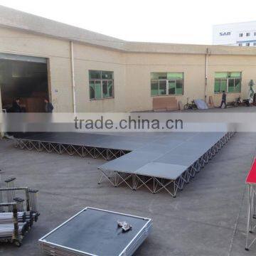 Manufacturer Price! Mobile Stage Lightweight With Heavy Loading Capacity Audience Risers photo-2