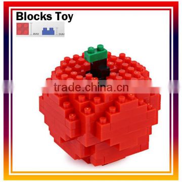 Apple 114PCS Intelligent Toy Educational plastic Building Blocks Toys For Children Learning DIY products