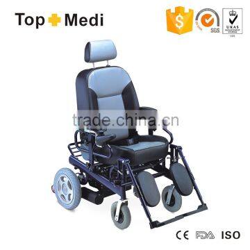 Comfortable Recling Aluminum Electric Wheelchair Scooter with High Back