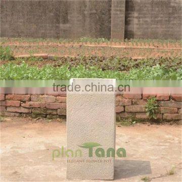 outdoor decorative planter sand stone planter duralble fiberglass planter