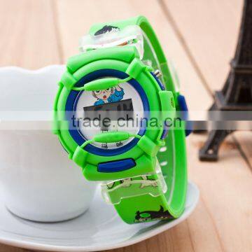 promotional gift cheap electric led cartoon watches for kids boys students