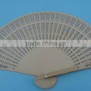 chinese wooden hand fan