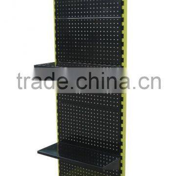 Custom perforated sheet metal display,metal pegboard display stand,desktop metal display rack