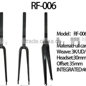 Top-good Quality Supplier Double Crown Bicycle Fork/ Carbon Disc Road Bike Fork/ Carbon Fork photo-2