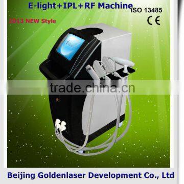 2013 laser tattoo removal slimming machine cavitation E-light+IPL+RF machine painfree iaser vein therapy