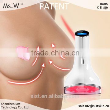 Ms.W Home Use Usb Rechargeable Vibrating Breast Enlargement Massage Tool, Healty Breast Enhancer Massager