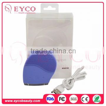 CE ROHS Silicone Facial Cleansing Brush electric face scrubber sonic facial brush head As Seen on TV