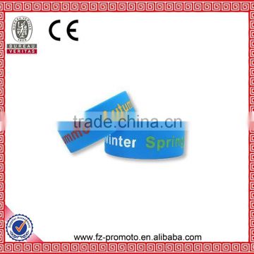 Customized Silicone Rubber Wristbands Silicone Wristband with Customer Logo Printing