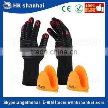 trending hot products 2016 14" Long BBQ Grilling Cooking 932F Extreme Heat Resistant Gloves for Grilling, Baking, Cooking, Campi