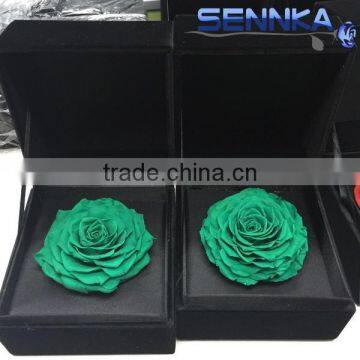 10colors available,9-10cm Pure color rose,Gift Box decoration flower for valentine day or wedding