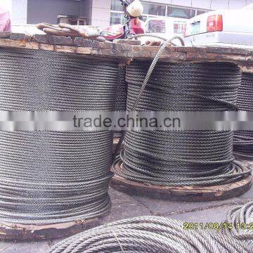 6x19+FC Galvanized Steel Wire Rope for Crane and Lifting Equipment