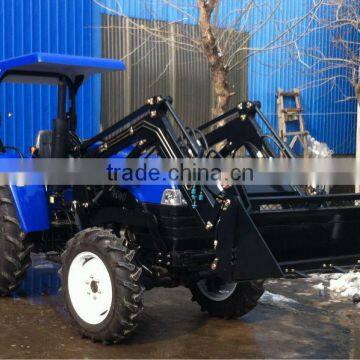 50HP tractor with 4in1 front end loader, log grab, teeth and mesh on the bucket