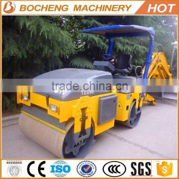 mini small compactor double drum road roller 3tons LTC203/203P for sale