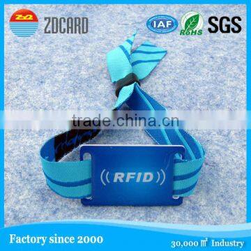 popular nylon full color printed rfid wristband