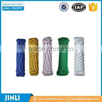 Hot selling custom colorful cheap 6mm braided nylon rope for wholesale