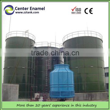 500 ton GLS silo poultry silo make of glass lined to steel bolted tanks for chicken farm