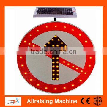 Aluminum Solar LED Traffic Sign of Prohibition Sign photo-2