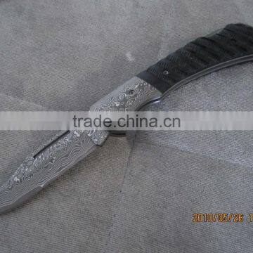 Damascus Tactical Knives Folding Pocket Knife for Camping and Hunting photo-4