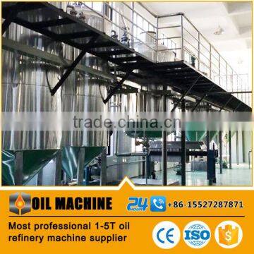 20TPD High technology soybean oil refinry plant crude oil refinery plant