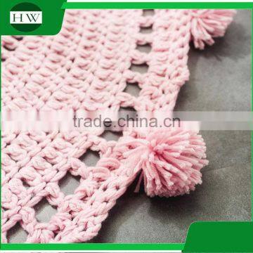 Wholesale Custom Soft Fiber Baby Kids Children Play Nursery Crochet Round Carpet Rug photo-5