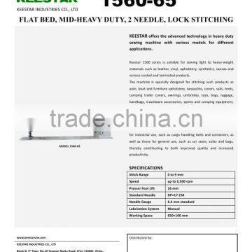 Keestar 1560-L20 Double/single Needle Compound Feed Upholstery Sewing Machine photo-2