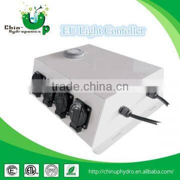 hydroponics grow light controller/ 24hours timer with multi- socket/ multi-functional socket light controller
