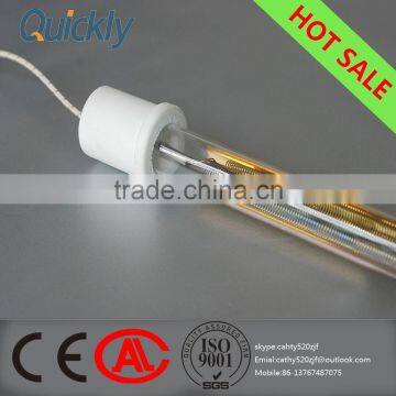 quartz halogen infrared tube for Powder coat curing,20000 hours lifespan