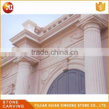 Decoration Natural Outdoor Roman Balustrade And Stone Column