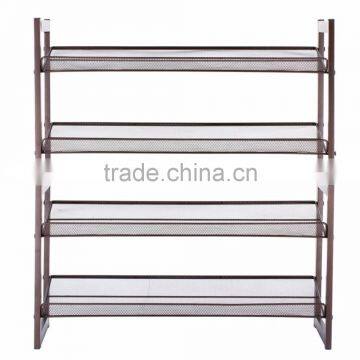Vivinature shoes storage rack, shoes rack with mesh metal style