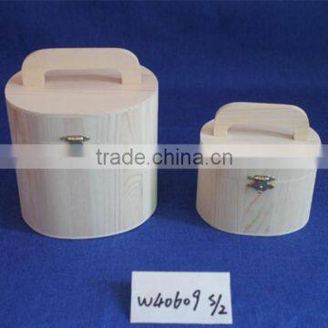 Handmade Feature Lightweight Wood Box With Handle Wooden Christmas Gift Box Wholesale photo-5