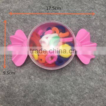 BSCI Audited Factory Wholesale Fashion Women Girls Basic Hair Accessories Elastic Hair Ties Hair Elastic Ban for Promotion photo-3