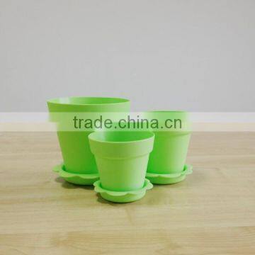 Garden Supplies Attractive Colorful Plastic Flower Pot