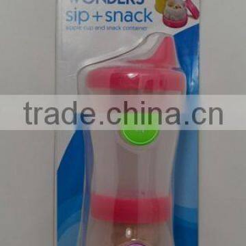 Baby Sip Snack Sippie Cup Detachable Food Snack Container Keeper BPA Free 9 Oz photo-3