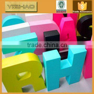 Oil Painting Whole Wooden Letters,Wooden Letters Standing, Wooden Letters photo-5