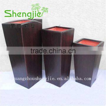 SJLJ013206 Guandong factory wholesale fiberglass flower pots / plant pot / quality garden pot