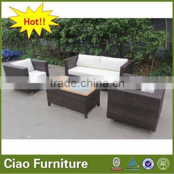 Garden Furniture Poland Modern Garden Furniture Sofa Set With Teak Wood Top photo-2