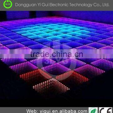 High lumen YG090E led light floor 15w square RGB mixing colorful changing dance floor